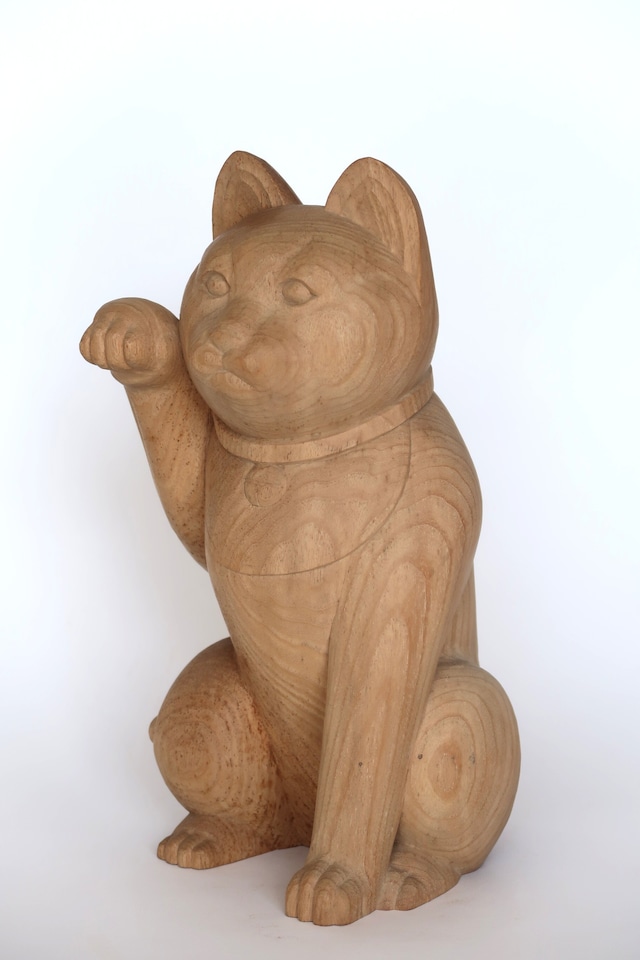 The Quiet Invitation ― An Original Old Seto-Style Lucky Cat by Tessō Mori