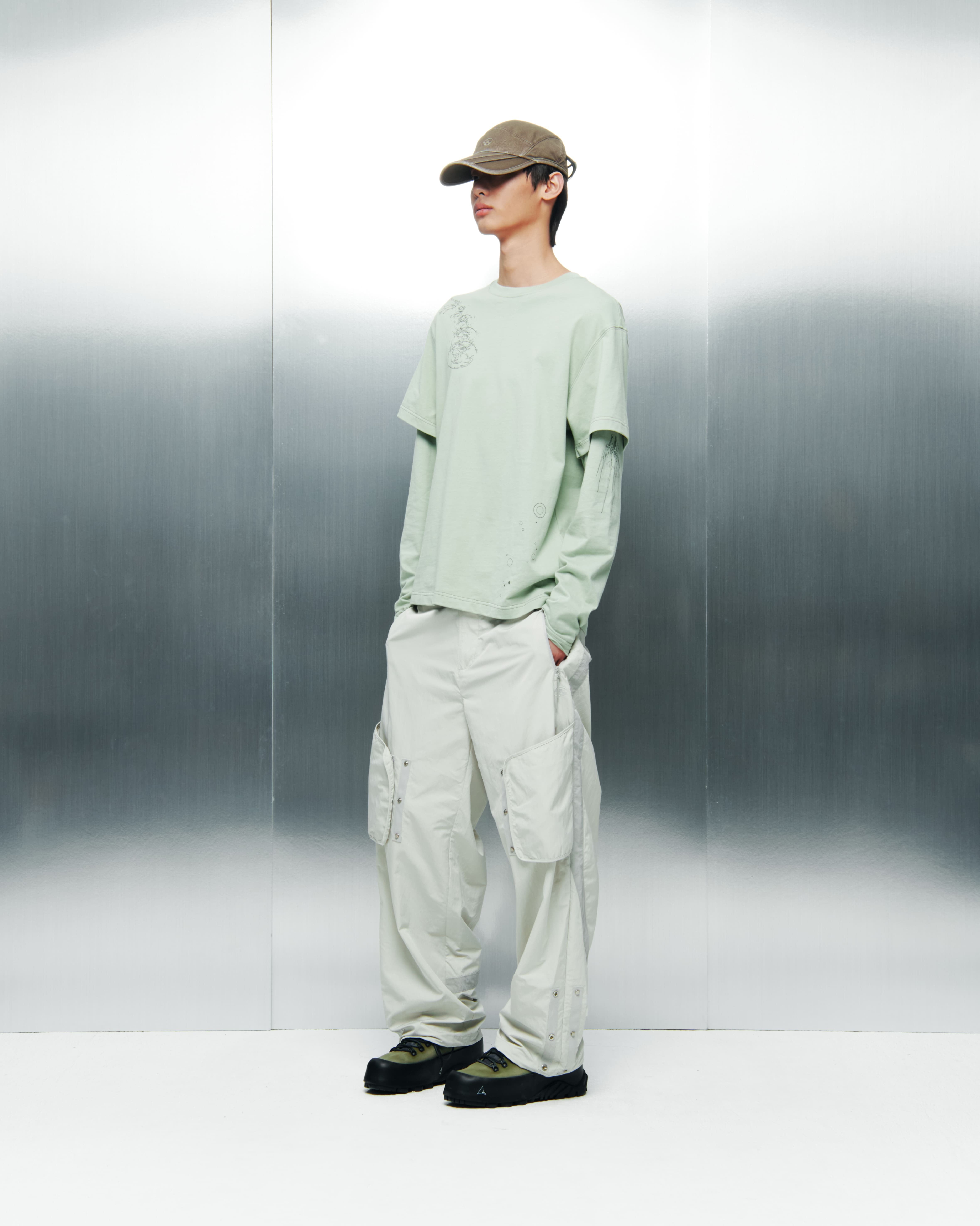 SAN SAN GEAR] ANATOME LONG SLEEVES [LIGHT GREEN] 正規品 韓国