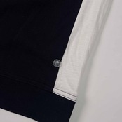 BOSS HUGO BOSS ボス ヒューゴボス SLIM FIT PIMA COTTON BD ボタンダウン 半袖 ポロシャツ M/ブラック×ホワイト系 メンズ