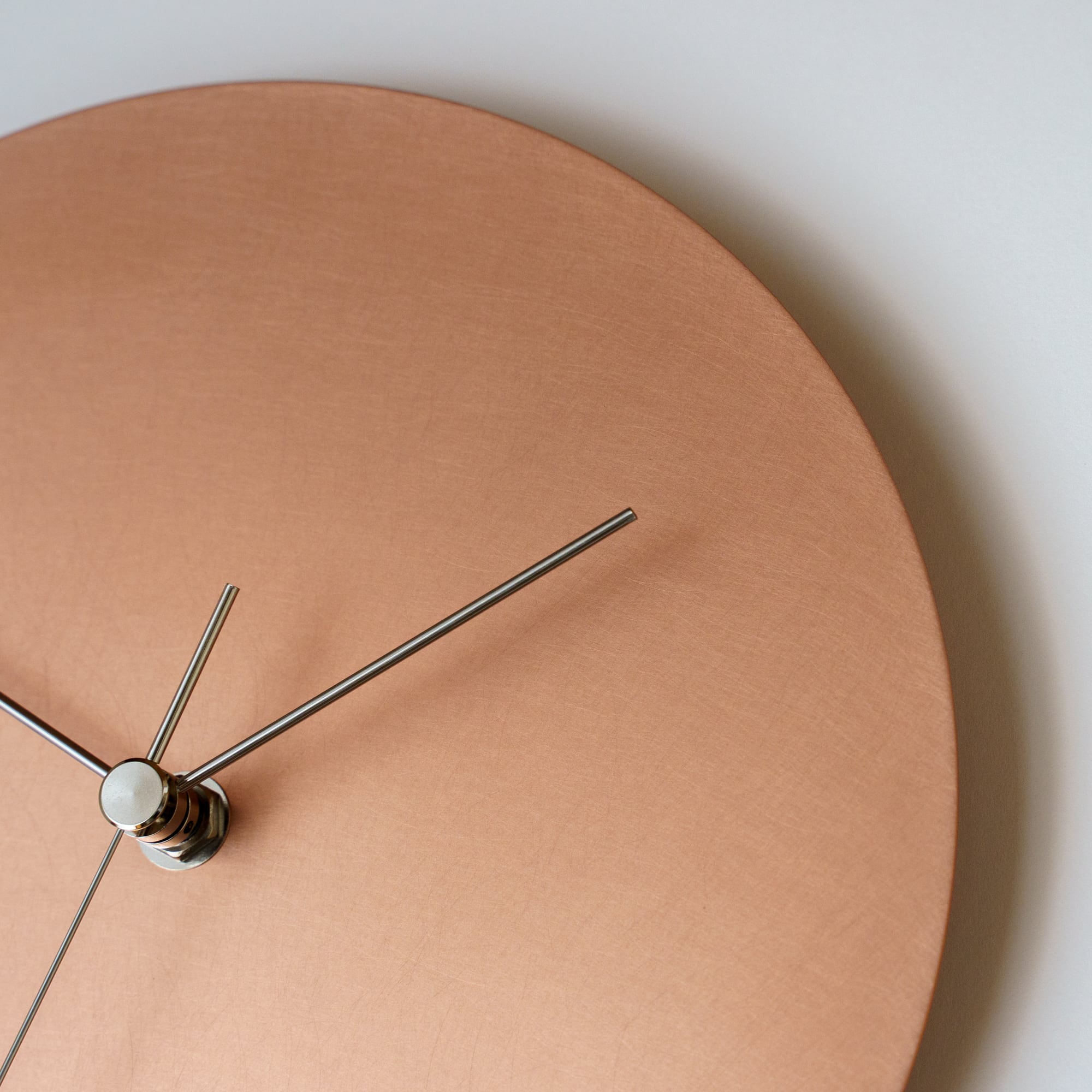 minimal wall clock 220 _ plain / copper 壁掛け時計 220 無地 / 銅