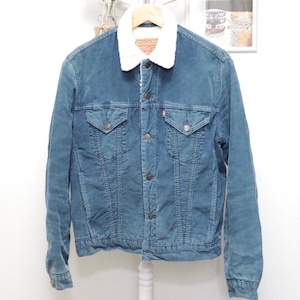 Levi's Corduroy Boa Jacket Blue