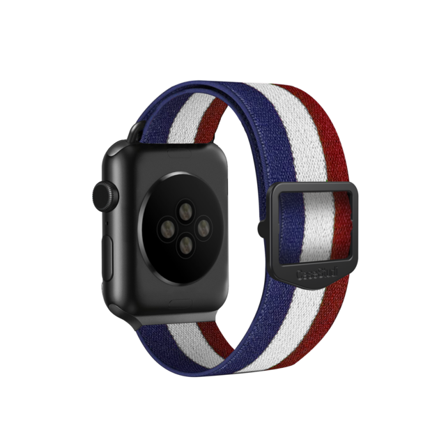 【CaseStudi】 Apple Watch 7 バンド 45mm & 44mm 42mm SE & Series 7 / 6 / 5 / 4 / 3 / 2 / 1 対応 ナイロン 布 製 調整 簡単 シンプル ベルト [ アップルウォッチ7 アップルウォッチSE アップルウォッチ 45 & 44 & 42 mm ] BALLISTIC