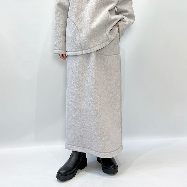 SACRA サクラ SLIVER KNIT BONDING SKIRT 126640124 2026秋冬新作 [送料無料]