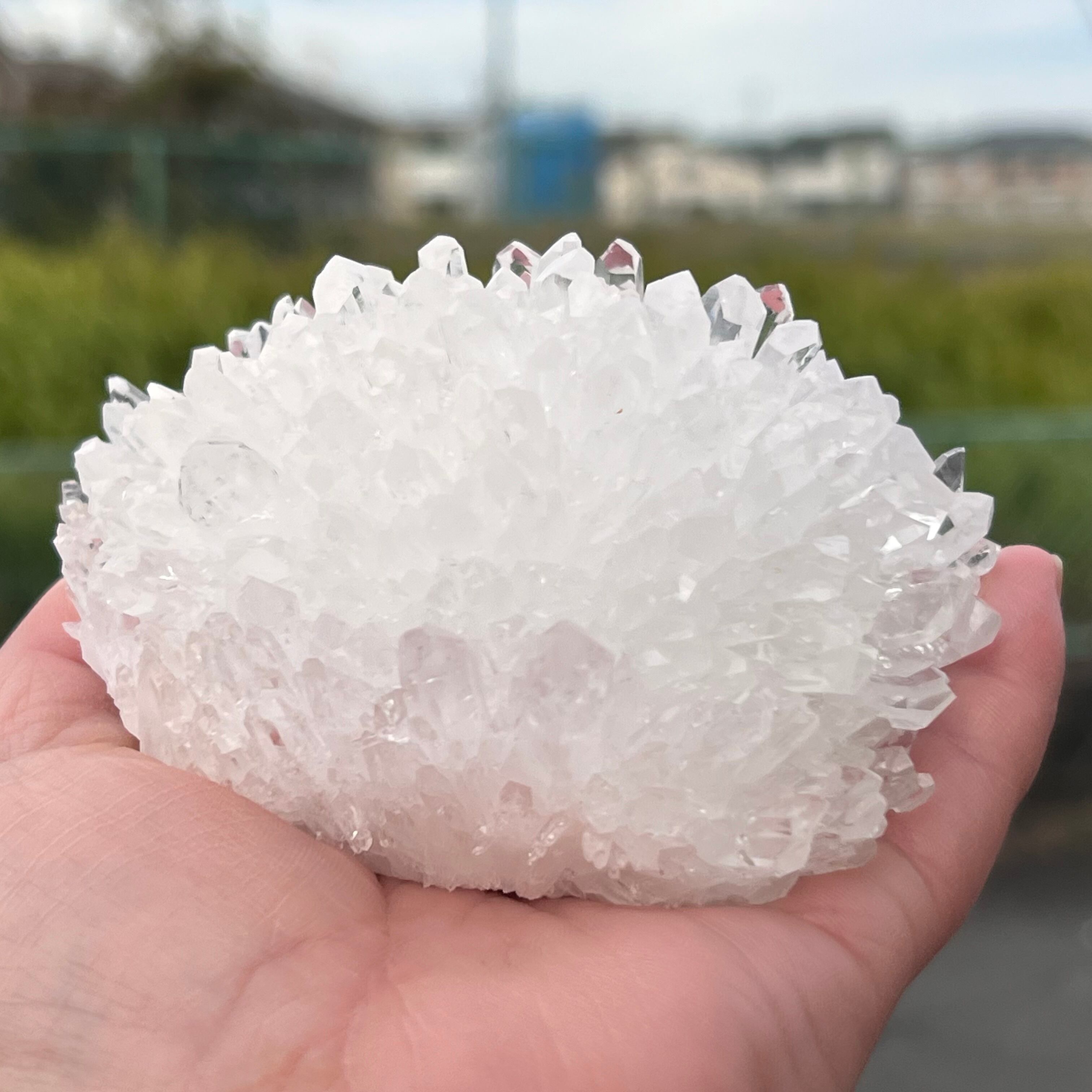 【美品 キラキラ✨四川省 水晶クラスター413g ㉔】❤︎送料無料❤︎天然石 パワーストーン