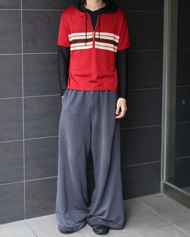 Half zip polo t-shirt