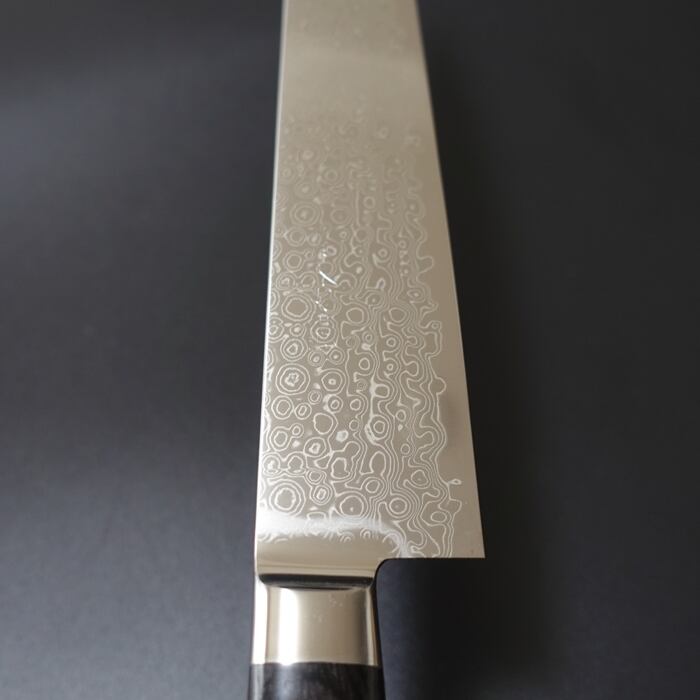 梵天雲龍 包丁 筋引 240mm 越前打刃物 63層ダマスカス VG10 BU-110