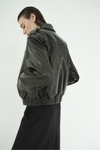 CLANE BULKY LINE SINGLE LEATHER JACKET