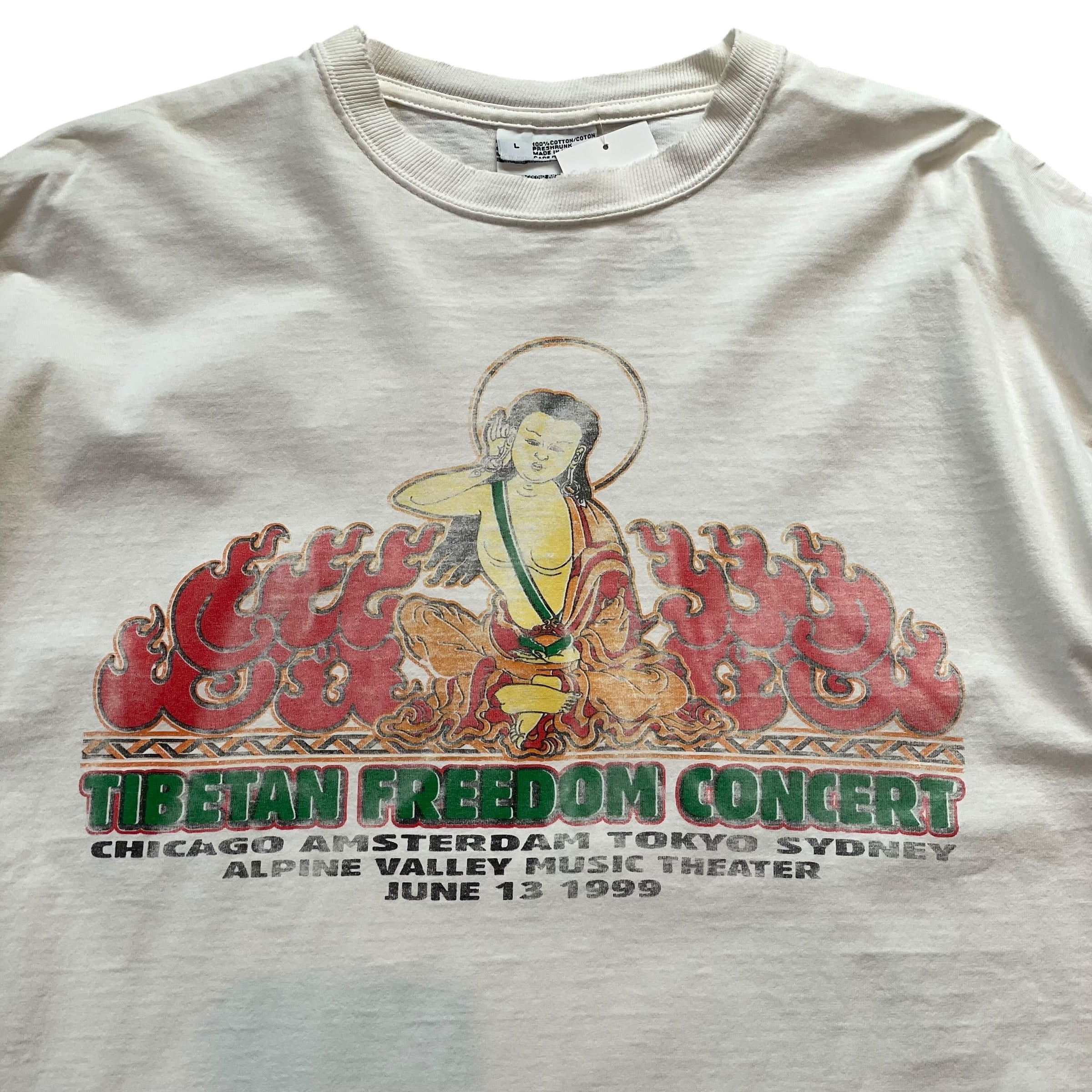 1999s TIBETAN FREEDOM CONCERT T-shirt | What