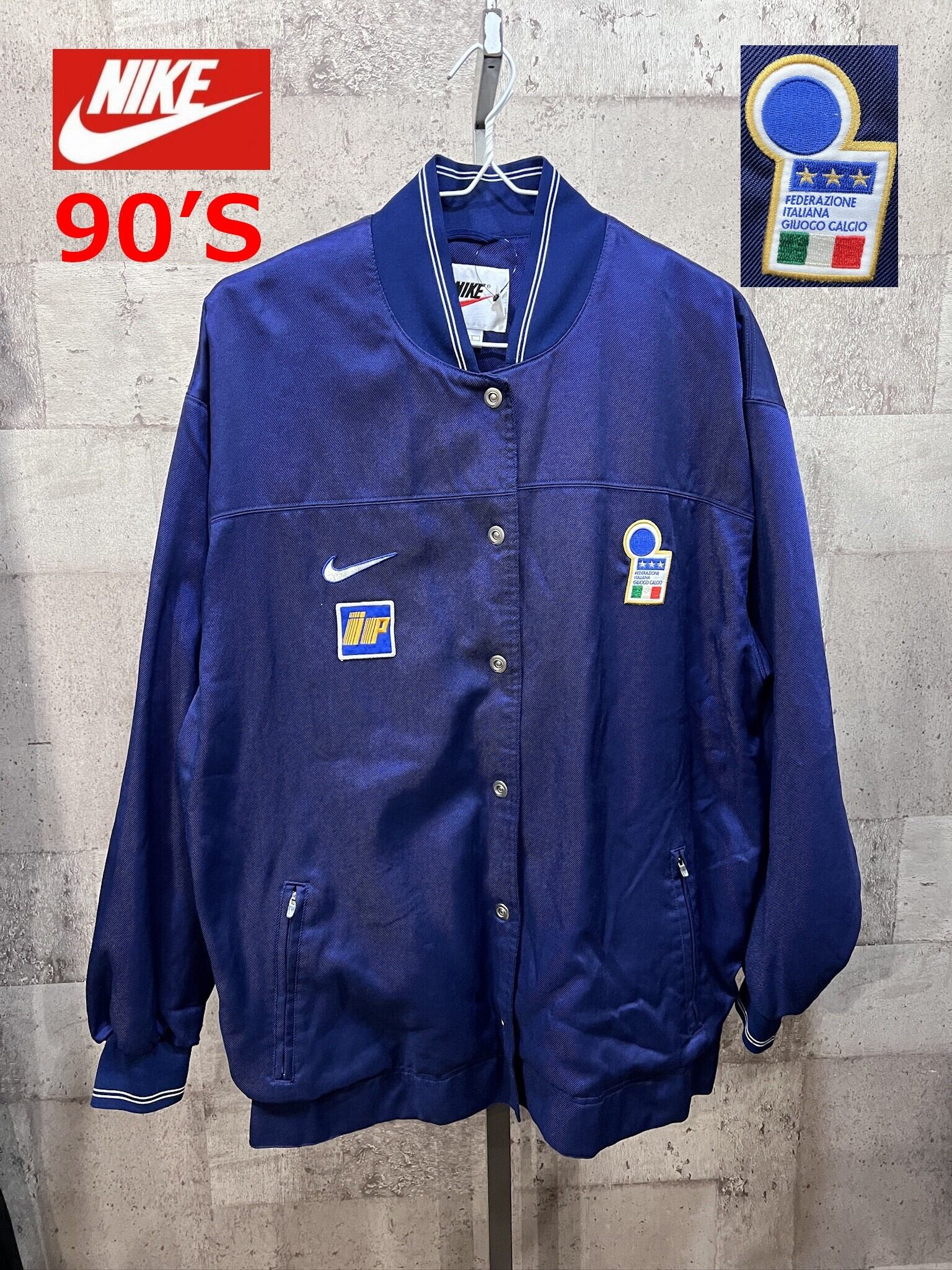 90'S 希少 ナイキ イタリア代表 ジャケット L メンズ NIKE ヴィンテージ 90'S 希少 ナイキ イタリア代表 ジャケット L メンズ NIKE