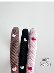 韓国子供服 / 26winter / my bebe / ニットヘアバンド / キッズ / 冬服 *FREE*