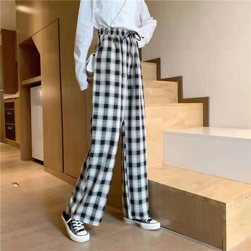 ウエストリボン チェックパンツ  AJ−11352-E05