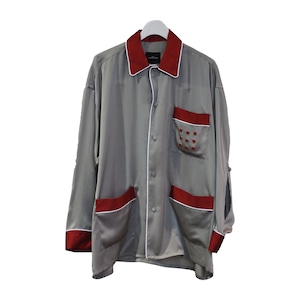Hang-out Pajama shirts(Gray/Red)