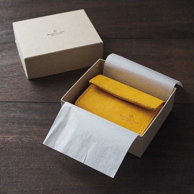 【残り1点】再販なし カードがたくさん入る ミニ財布【ターコイズ×ブラウン】