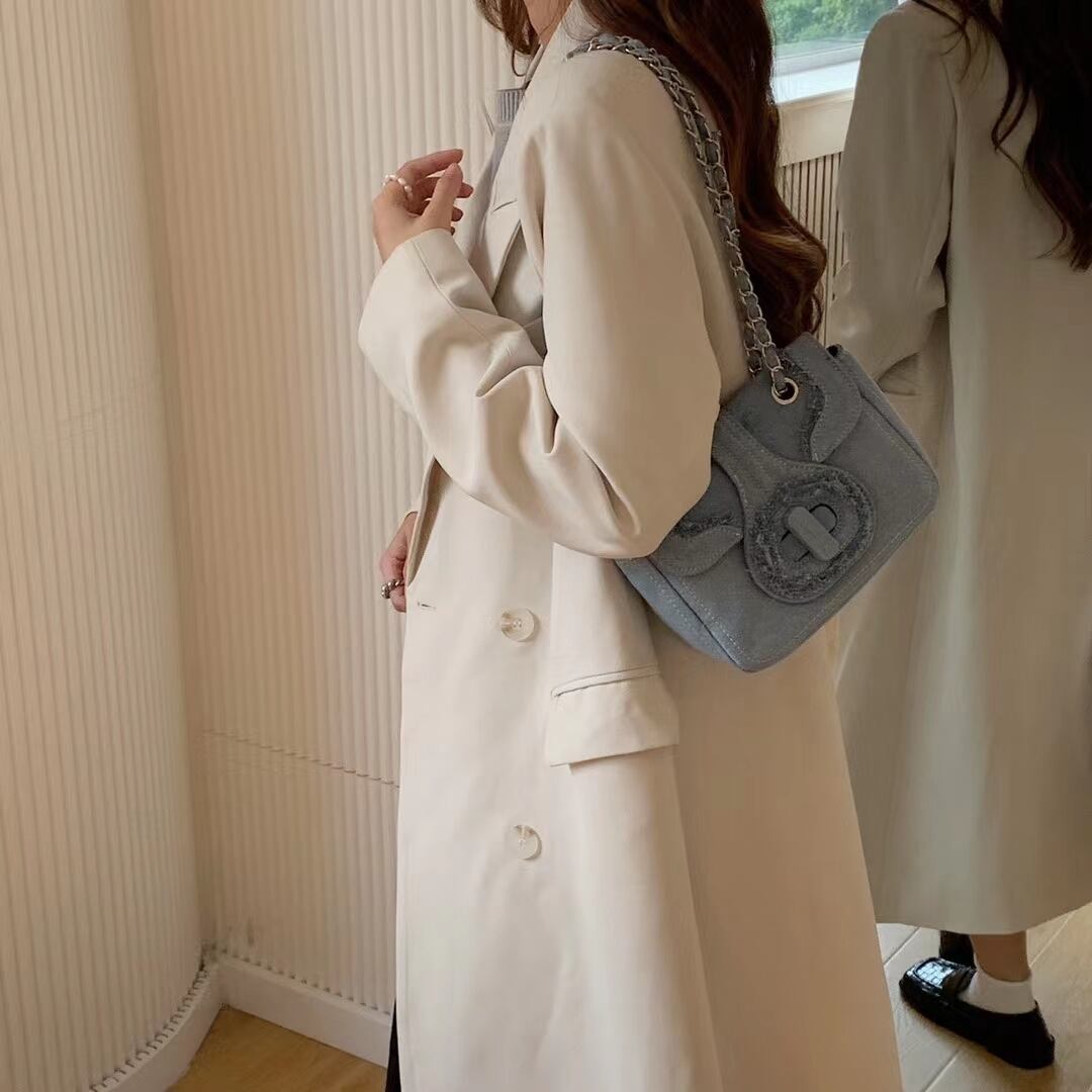 デニムチェーンバッグ  AS075-2023