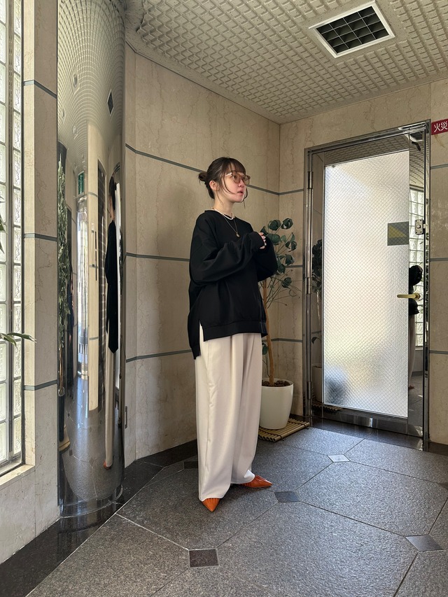 ☆Longサイズ【隠蔽シリーズ】 Wide Easy Slacks Pants