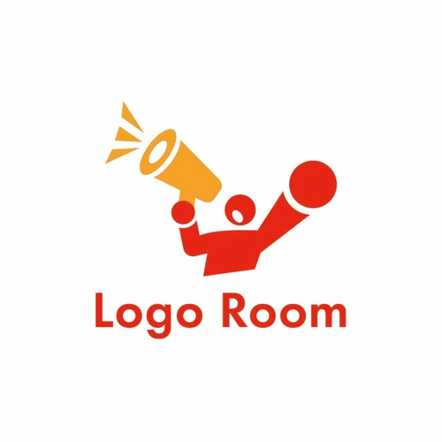 No439 応援するロゴ【応援、人、宣伝、シンプル、ポップ、商品、web、ショップ、アプリ、広告、IT系】