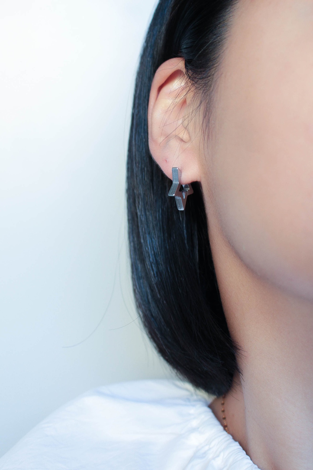 Etoile Hoop Pierce | ebine(エビネ)|金属アレルギー対応アクセサリー