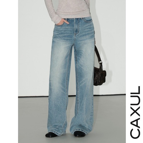 Low Rise Wide Straight Denim / 2length