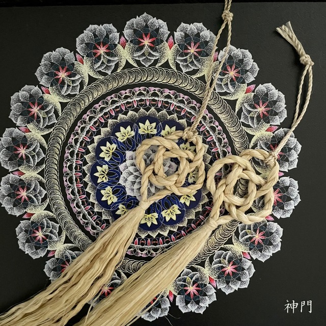 【受注作成】国産精麻の引きなで飾り  なが~いさん