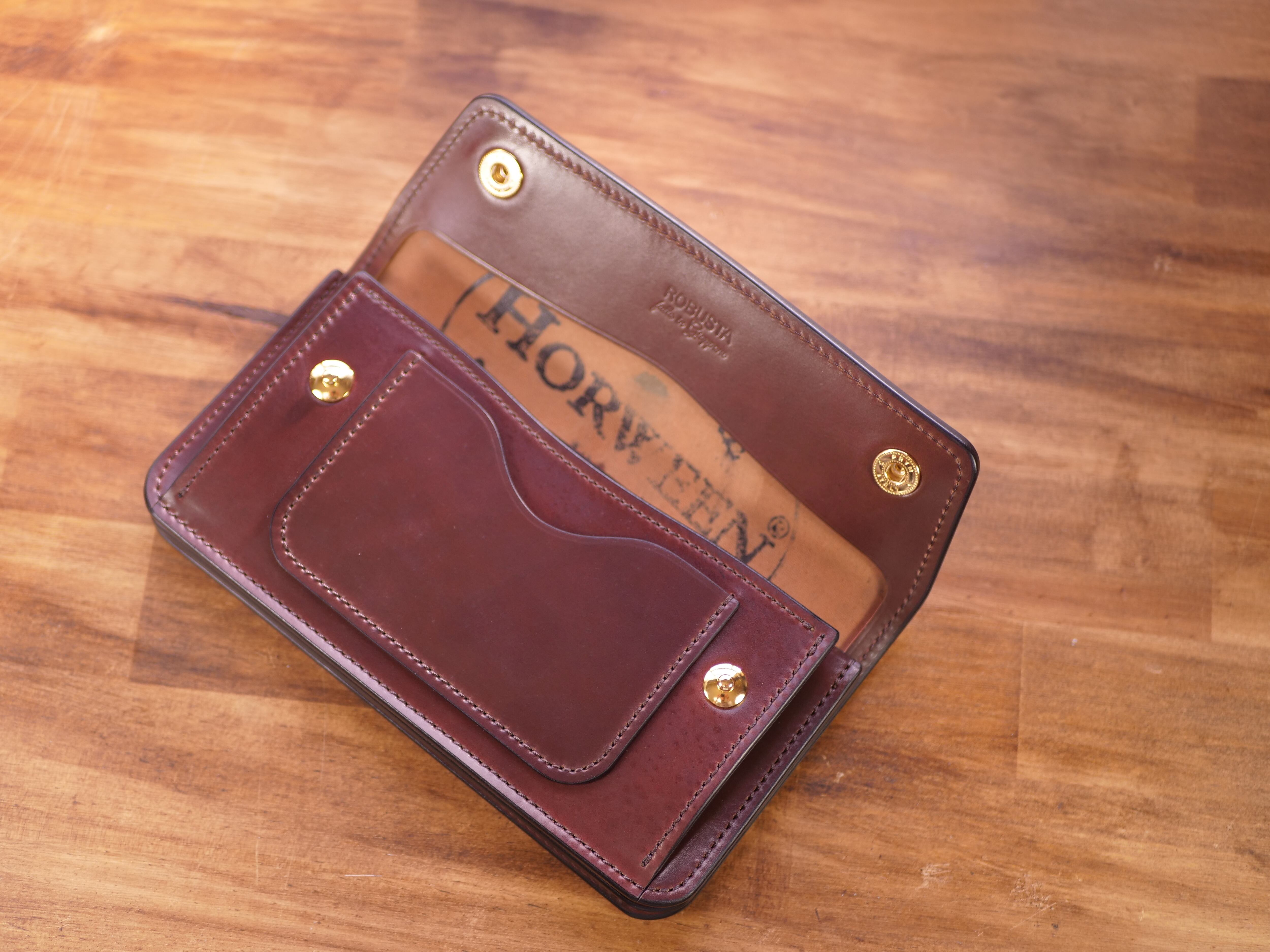 Trucker Long / Horween shell cordovan #4 | robusta leather