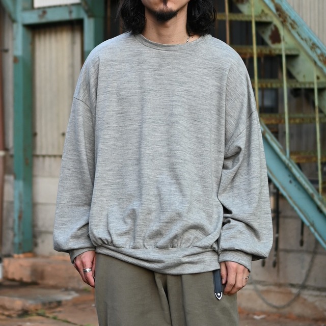【再入荷】barbell object / wool bo top