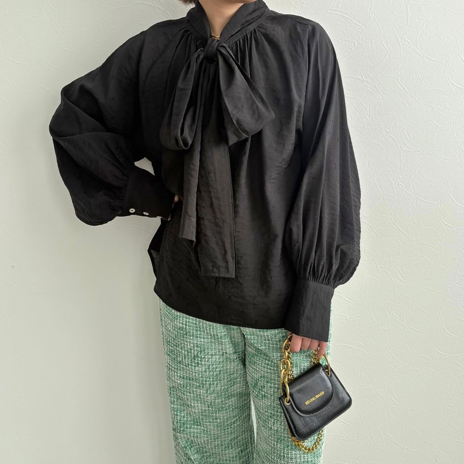 LHELBIE】ビッグボウタイ2wayブラウス（52192F） | FORME Base STORE