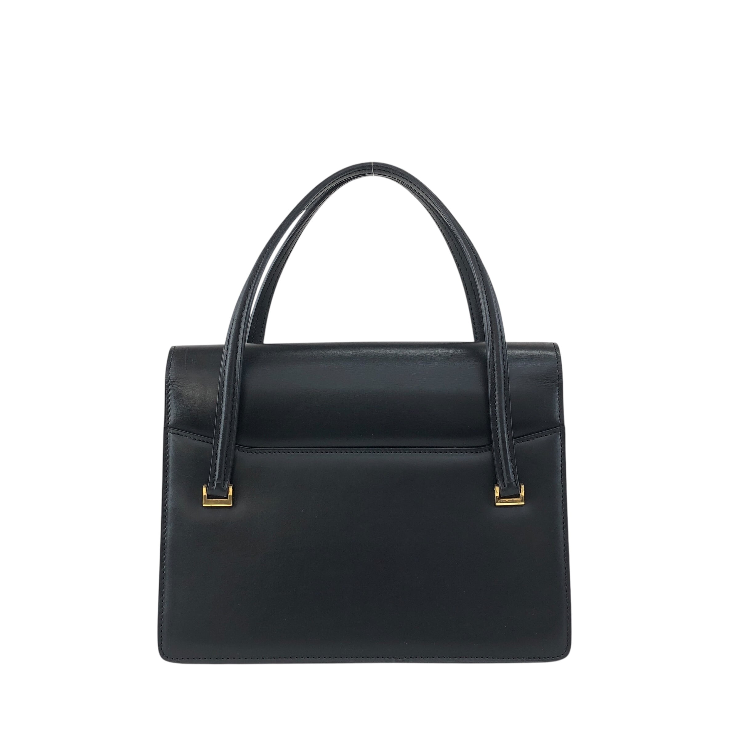 ビンテージCELINE ハンドバッグ Vintage Celine Brown Leather Triomphe Box Bag – The Hosta