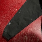 00s USA製 HARLEY-DAVIDSON スウェット 袖プリント フェードブラック