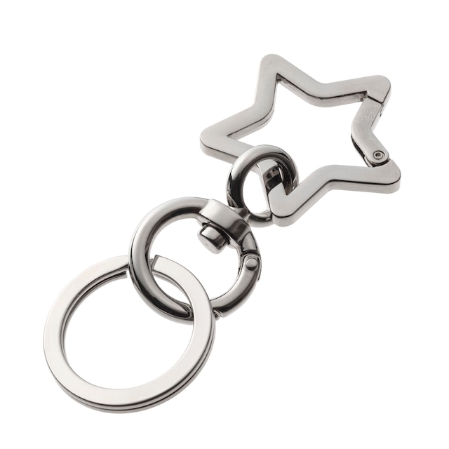 【キーホルダー売り上げランキング2位】スターカラビナキーリング AKK0001  Star carabiner key ring  jewelry