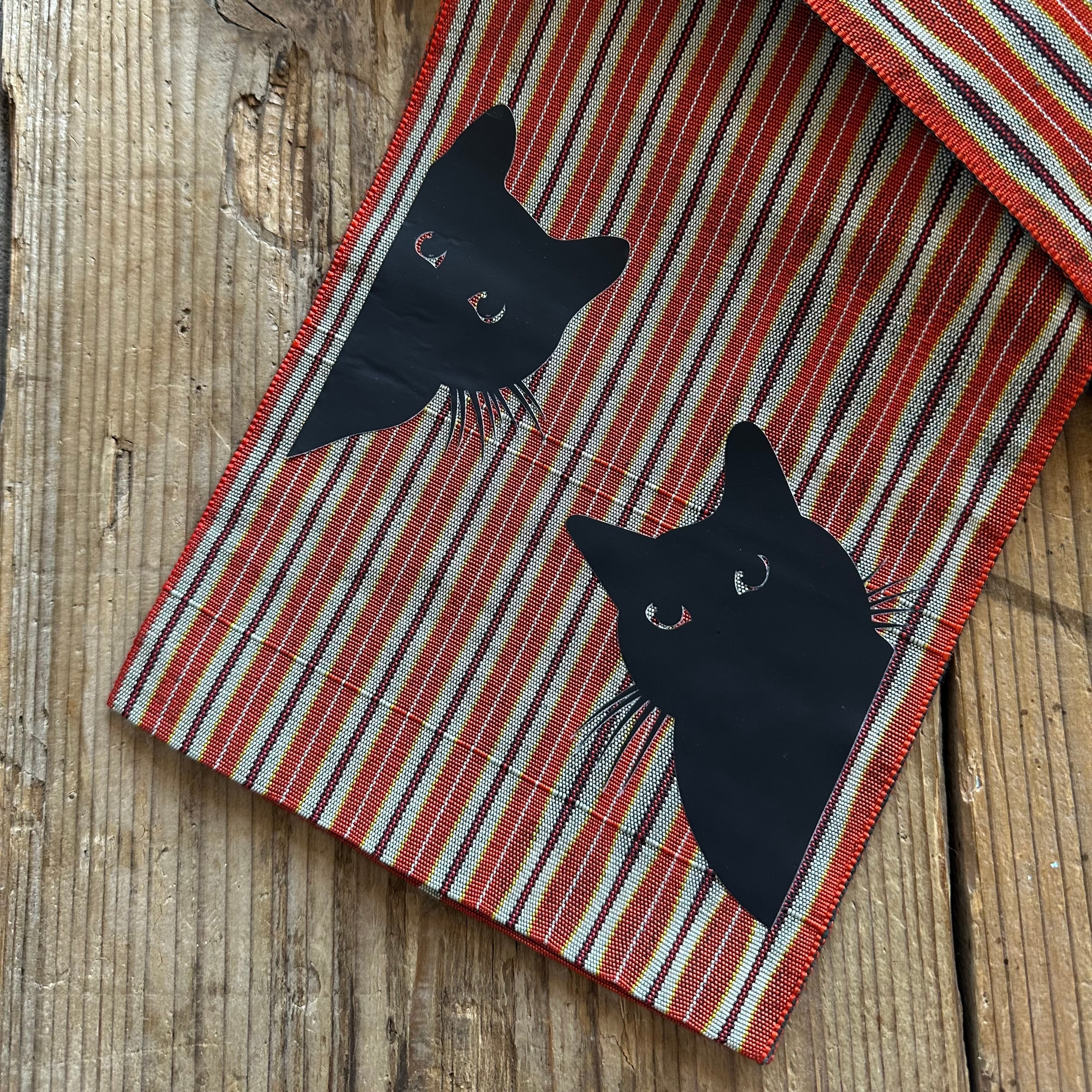黒猫ポリス張り込み中!半幅帯
