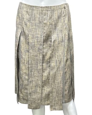 SS1999 CHANEL PLEATED MESH SKIRT