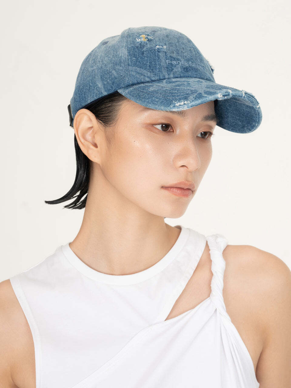 26SS】 Feng Chen Wang フェンチェンワン / デニムキャップ / Blue