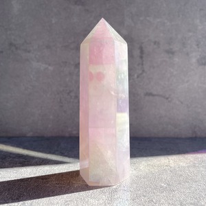 エンジェルオーラローズクォーツ タワー 35✧Angel Aura Rose quartz✧天然石・パワーストーン