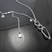 GODSIZE® FIGARO TRINITY [LARGE] #2 I.D. TAG NECKLACE / ゴッドサイズ® フィガロトリニティL #2 I.D.タグ ネックレス