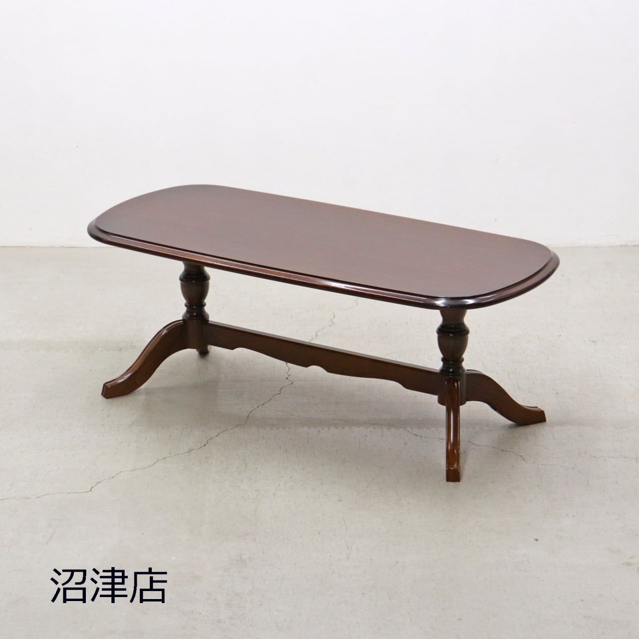 レトロ センターテーブル ローテーブル 木製 メラミン天板 デコラ