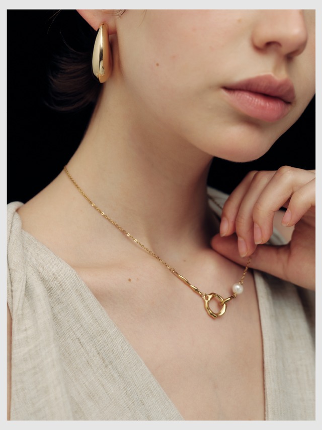 Necklace -Gold-