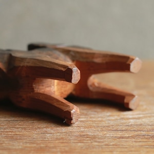 凛々しい立ち姿で、熱い視線を送る犬 1