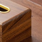 ティッシュケース 木製 天然木 ウォールナット ティッシュボックス 卓上 インテリア 北欧風 シンプル おしゃれ 高級感 ナチュラル
