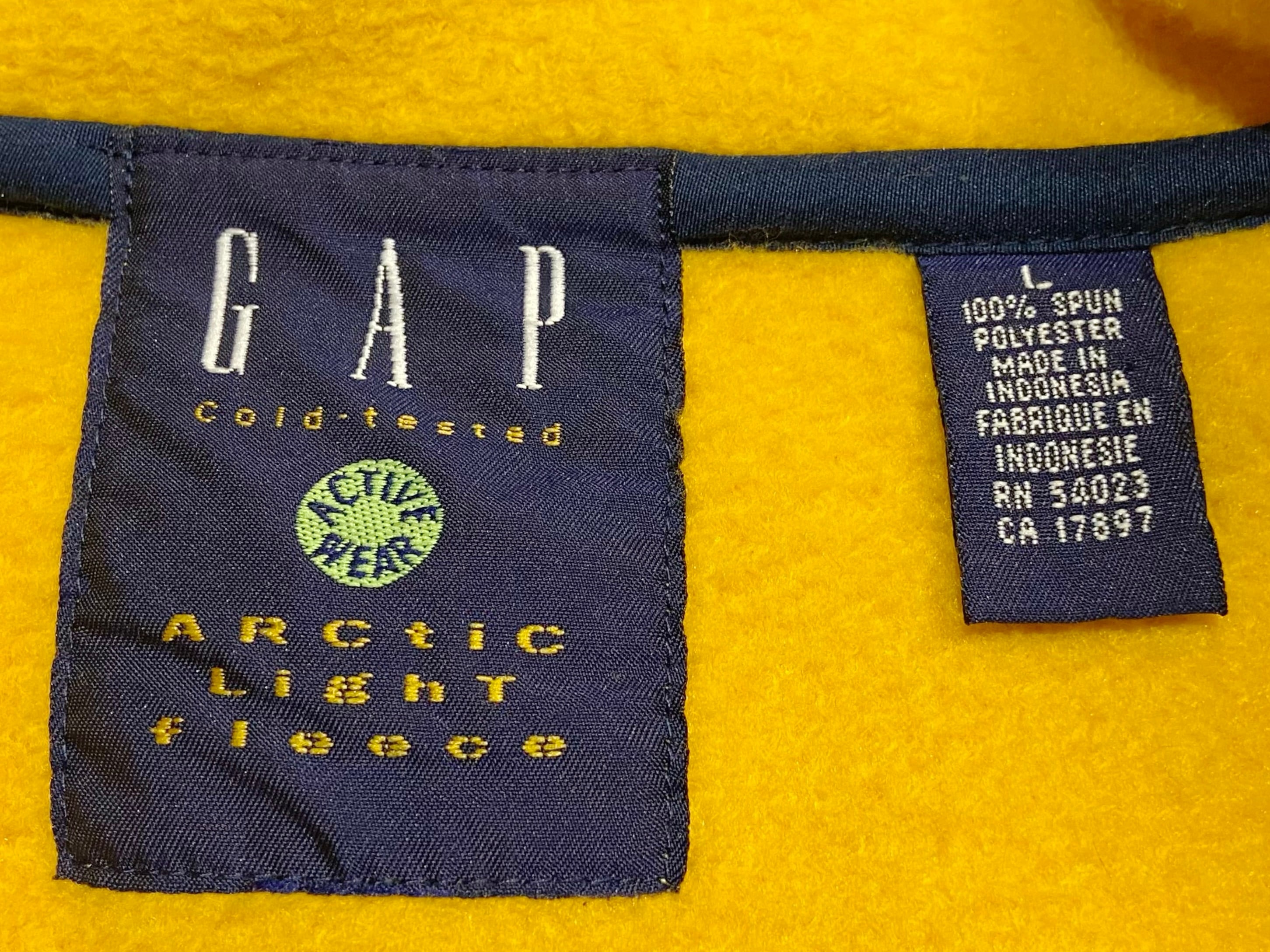 90s OLD GAP Arctic Light ハーフジップ フリース プルオーバー 90s OLD GAP Arctic Light ハーフジップ フリース プルオーバー