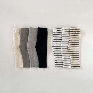 ベビー　ボーダーと無地 2種類  リブレギンス