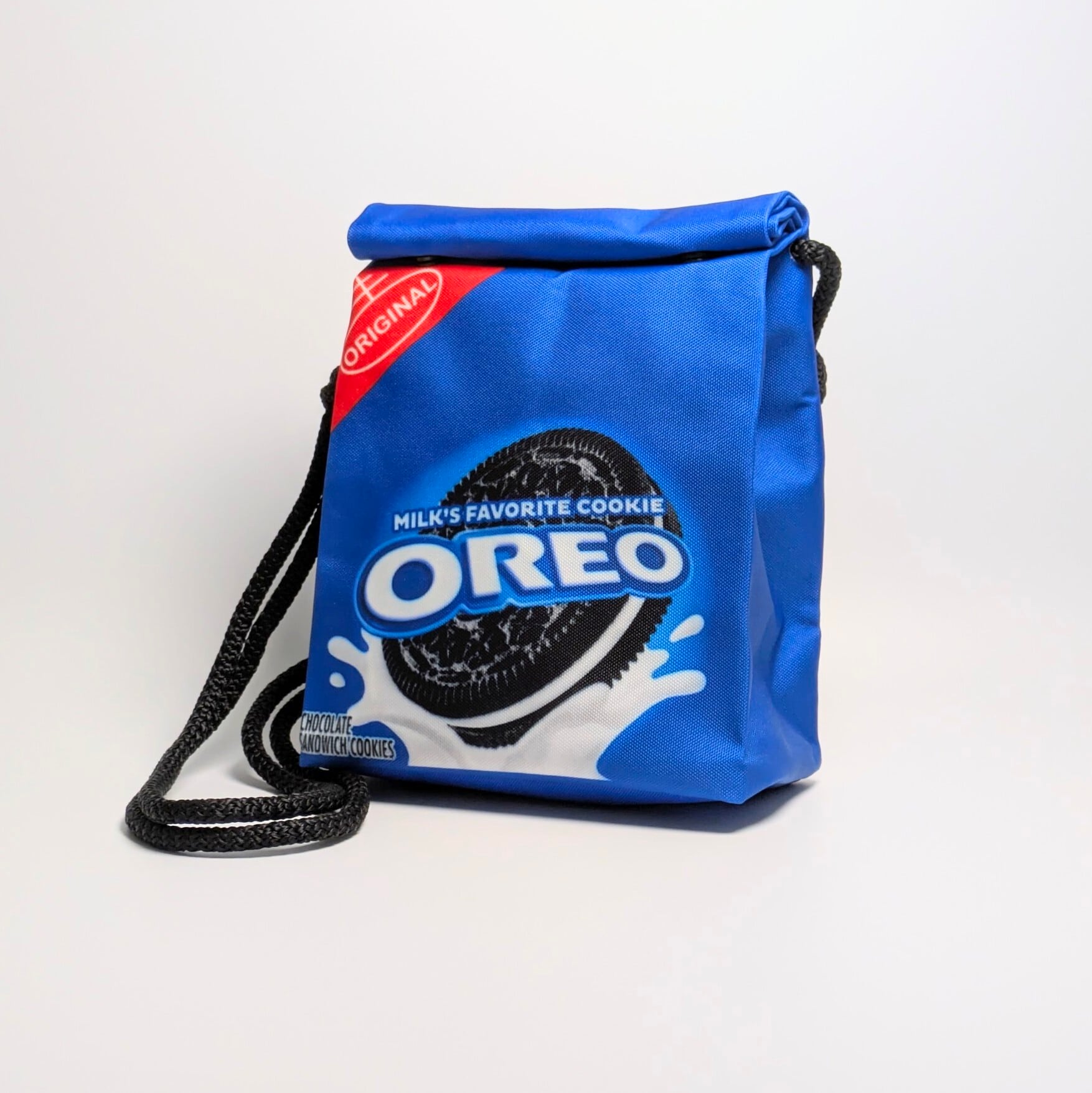 OREO オレオ ヴィンテージ ショルダーバッグ オレオ(OREO)】ロープショルダーバッグ＊パッケージ風 / Food Bag