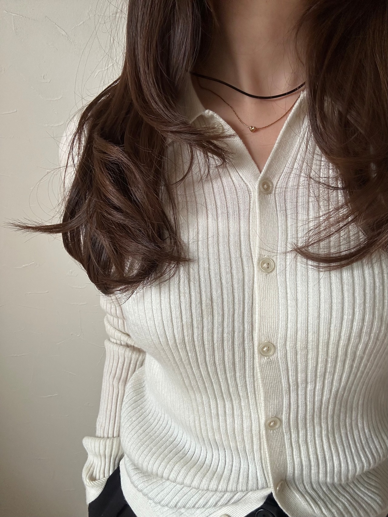 S925 レザーコードネックレス