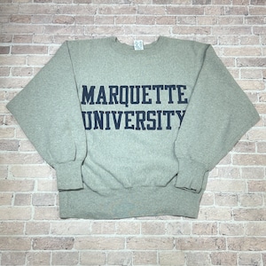 1990S CHAMPION REVERSE WEAVE MARQUETTE UNIVERSITY SWEAT SHIRT GRAY