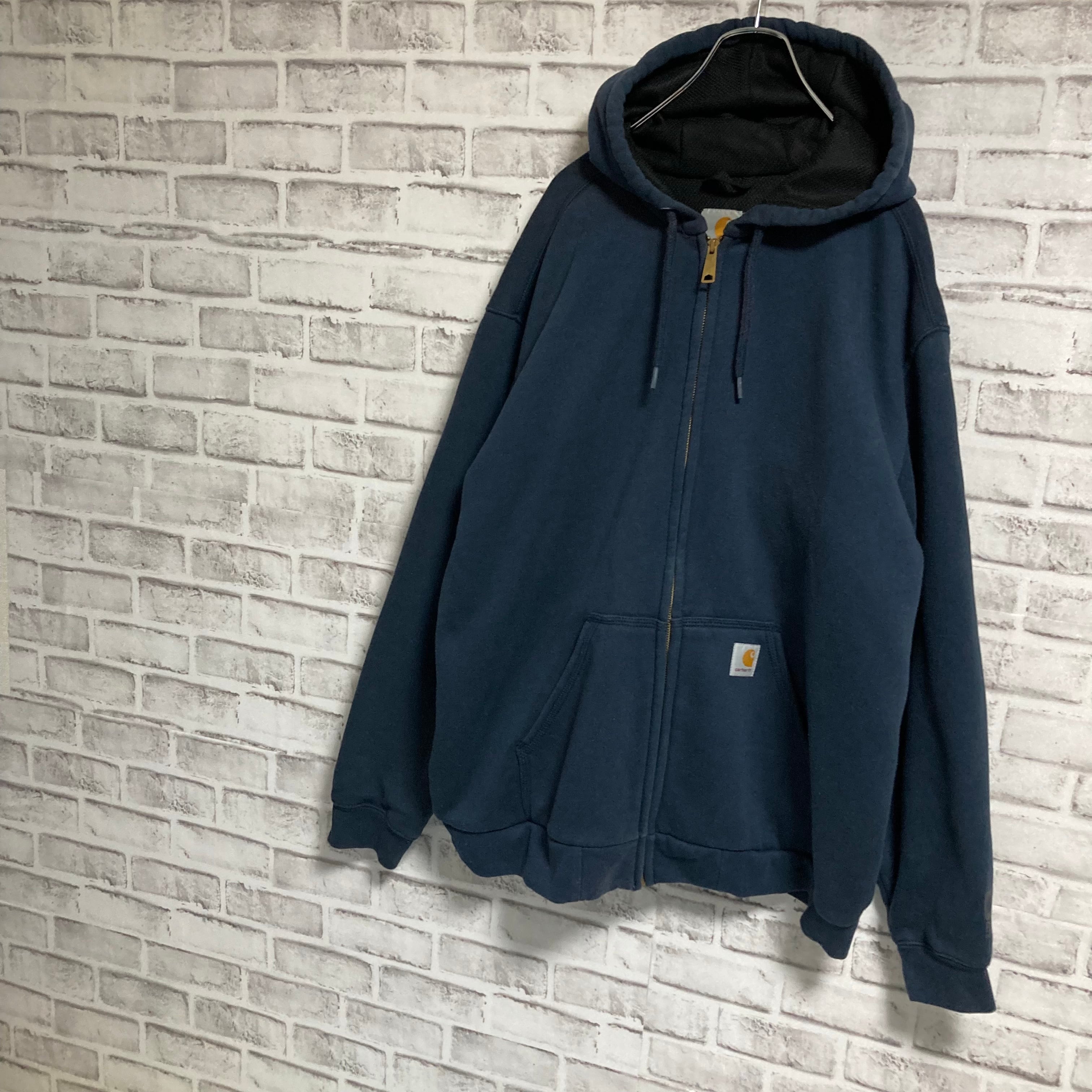 Carhartt】Zip Hoodie L 2000s Y2K フルジップパーカー 企業モノ