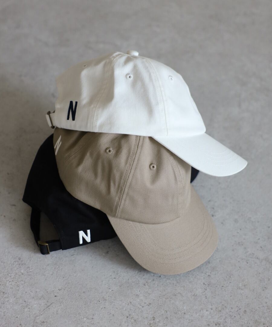 N刺繍ロゴキャップ【e-70077】.