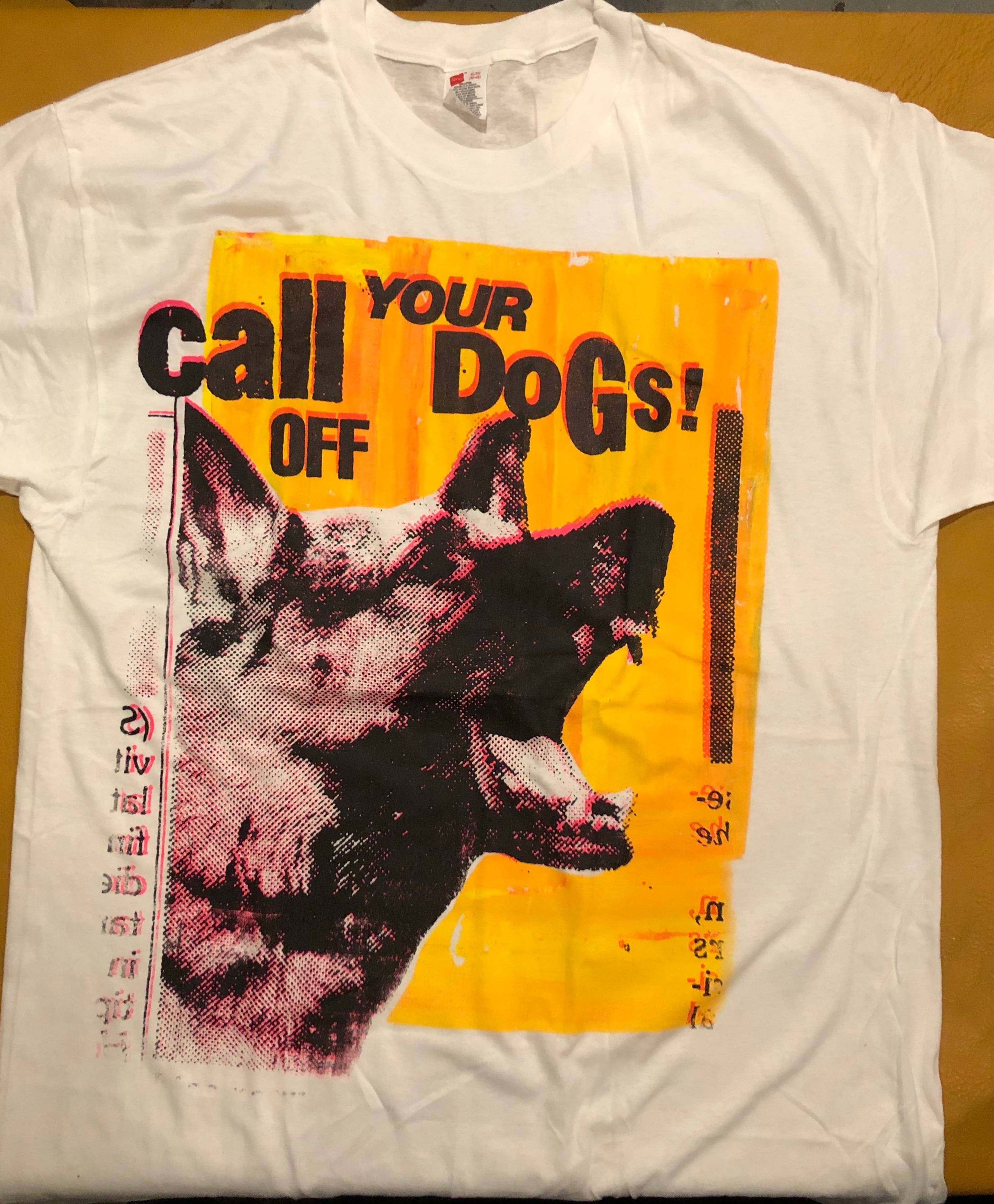 TERROR by DON ROCK "call OFF YOUR DoGs!" ① Hanes XL