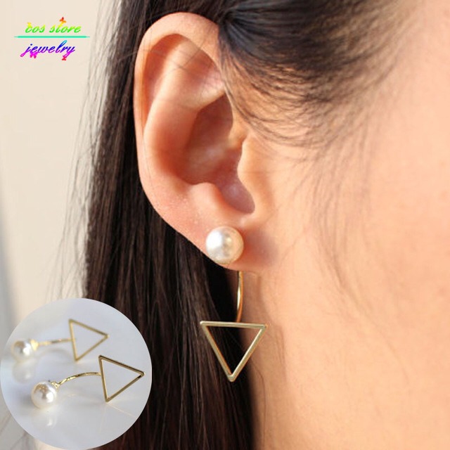 三角形ピアス Glitter