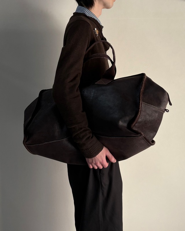 【MIUMIU】suede leather boston bag