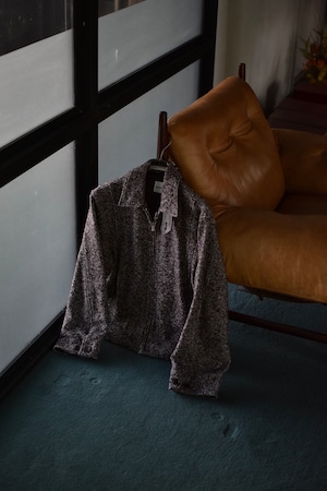BISOWN / LOOP TWEED SEAM POCKET BLOUSON