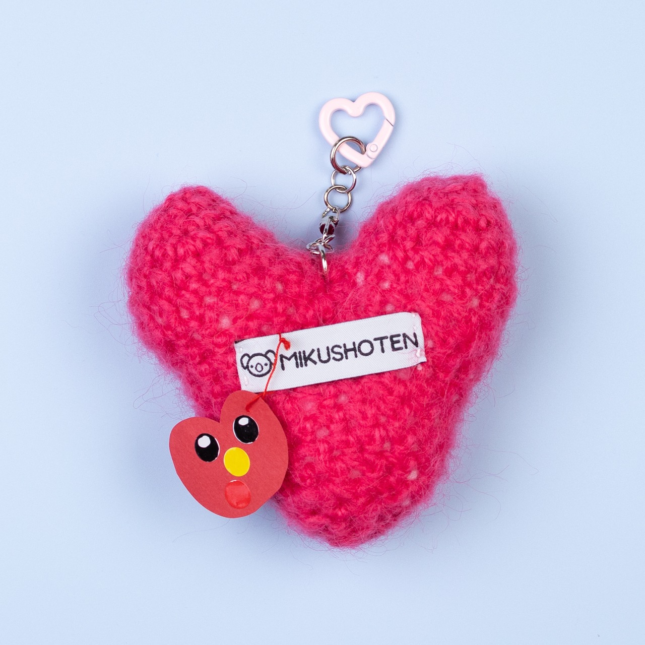< 未来商店 > あみハートキーホルダー